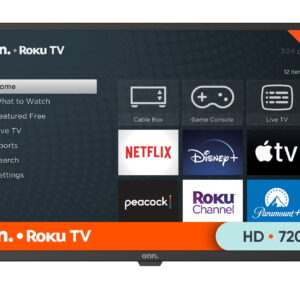 onn. Smart TV LED Roku de 32 pulgadas clase HD (720P) (100012589)